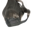 Pferdeschwanz Zopf Haarteil Ponytail 100g 60cm Glatt #2 Dunkelbraun