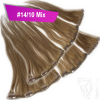Clip Extensions Doppelpack 6 Haarteile Echthaar 60cm 110g #14/10 Mix + 4 Clips