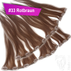 Clip Extensions Doppelpack 6 Haarteile Echthaar 45cm 110g #33 Rotbraun + 4 Clips