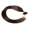 20 Strähnen 0,5g 60cm Haarverlängerung #2 Glatt + Set