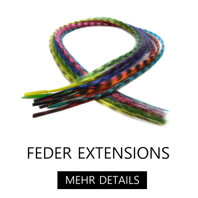 Feder Strähnen Grizzly Feder Extensions - Feather Extensions kaufen